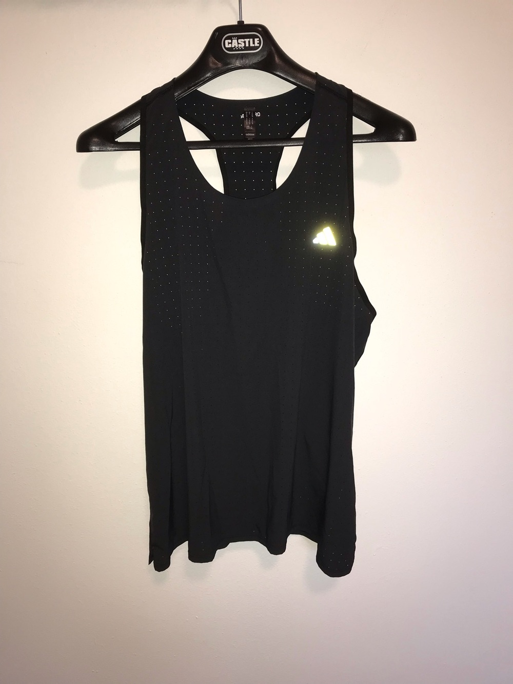 Adidas Adizero Running Carrera Reflective Racerback Tank Top